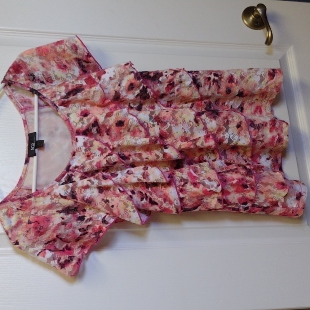BEAUTIFUL Ruffle Front Blouse